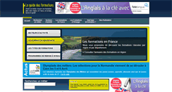 Desktop Screenshot of leguidedesformations.fr