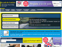 Tablet Screenshot of leguidedesformations.fr